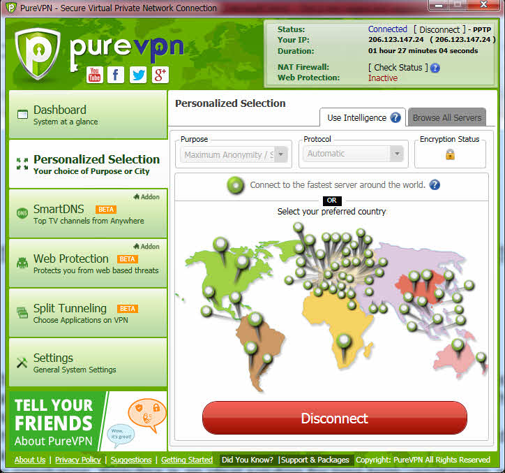 how to open an account with purevpn