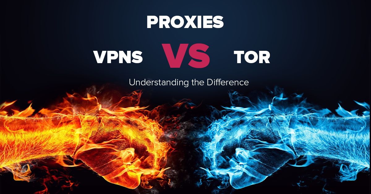 Proxy vs VPN vs Tor - Capire la Differenza