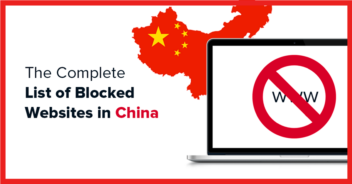 Complete list websites that are blocked in China