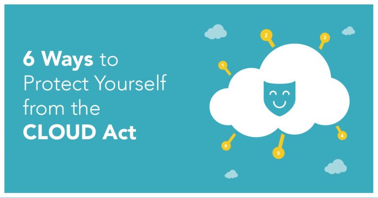 6 modi per proteggersi dal CLOUD Act