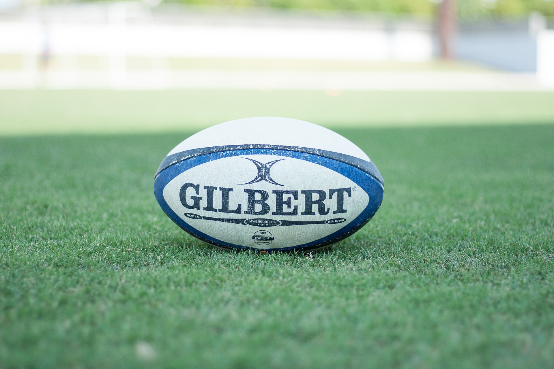 Rugby Ball on Field