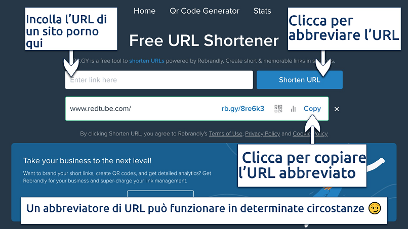 Screenshot showing the RG:BY interface